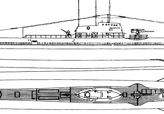 Подводная лодка ORP Wilk 1940 [Submarine] - чертежи, габариты, рисунки
